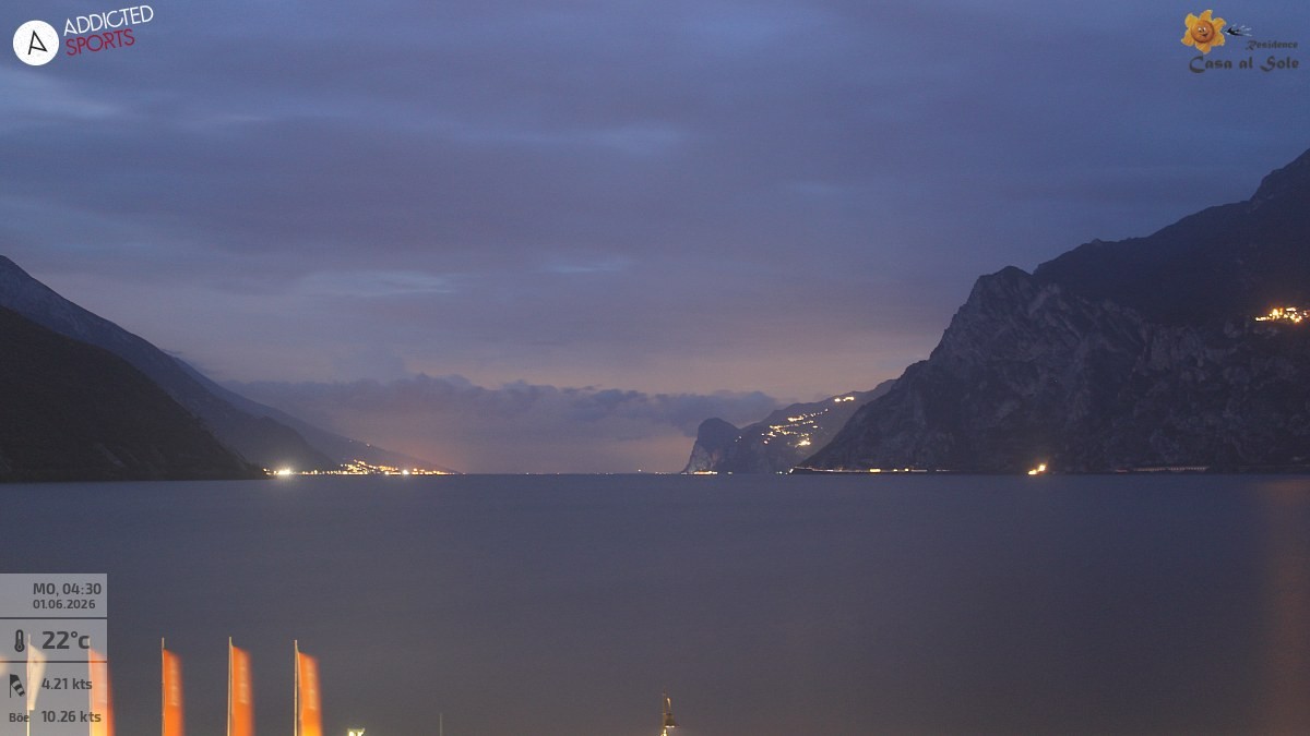 Archiv Foto Webcam Gardasee - Torbole