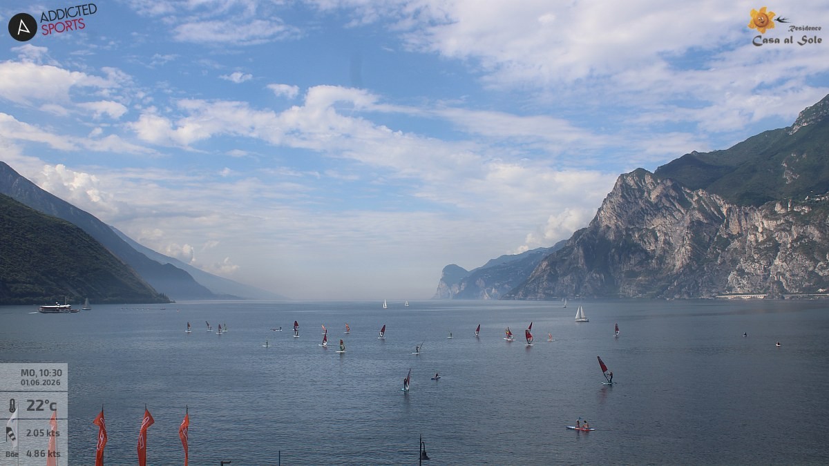 Archiv Foto Webcam Gardasee - Torbole