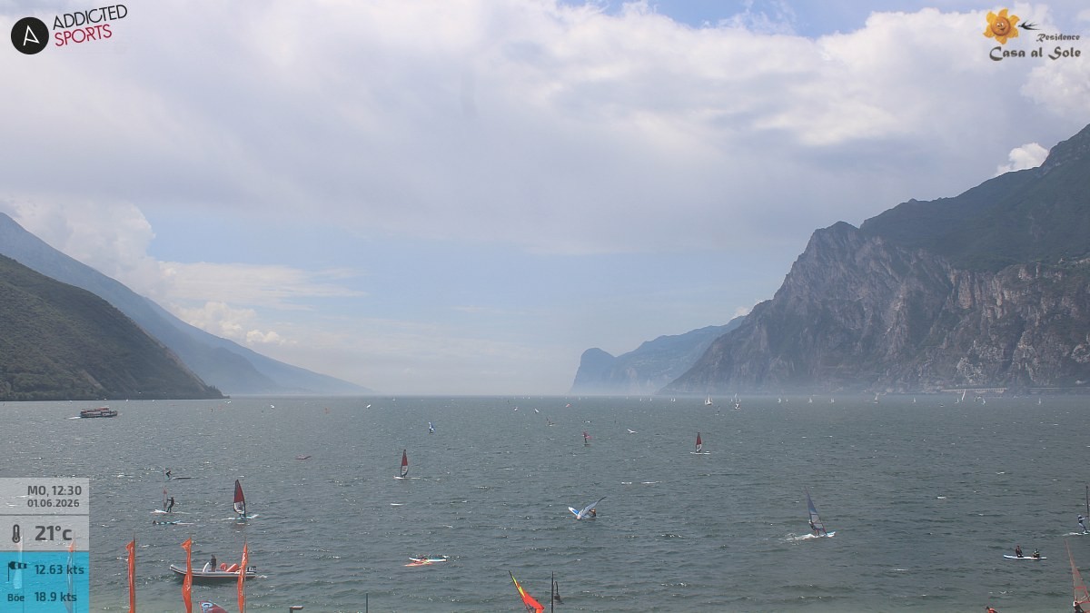 Archiv Foto Webcam Gardasee - Torbole