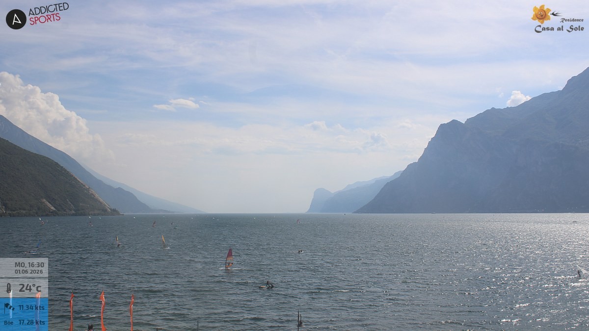 Archiv Foto Webcam Gardasee - Torbole