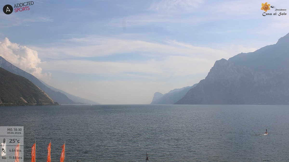 Archiv Foto Webcam Gardasee - Torbole