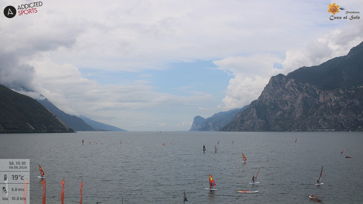 Archiv Foto Webcam Gardasee - Torbole