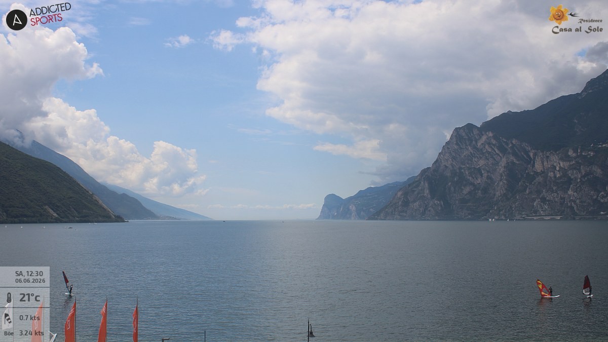 Archiv Foto Webcam Gardasee - Torbole