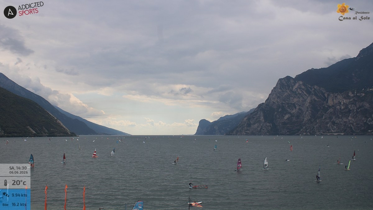 Archiv Foto Webcam Gardasee - Torbole