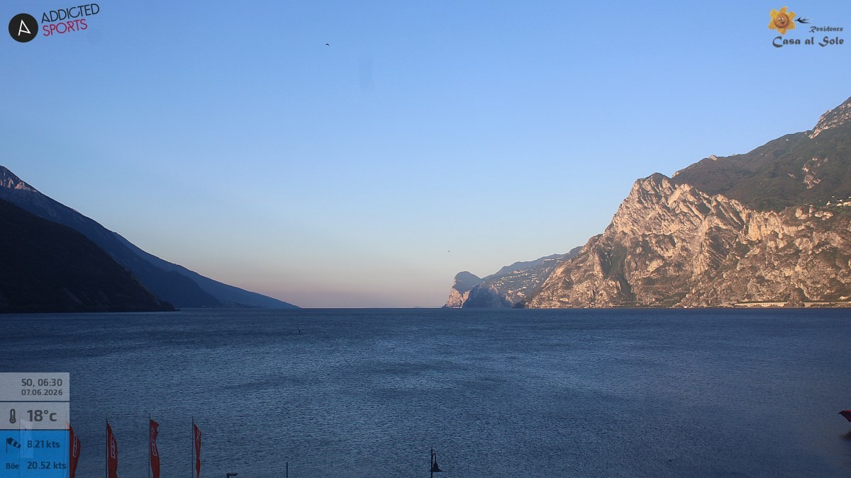 Archived image Webcam Lake Garda: Torbole