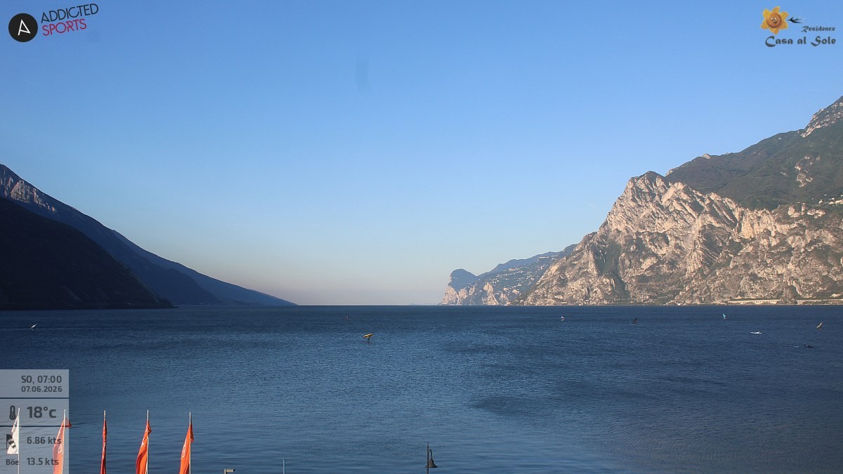 Archived image Webcam Lake Garda: Torbole