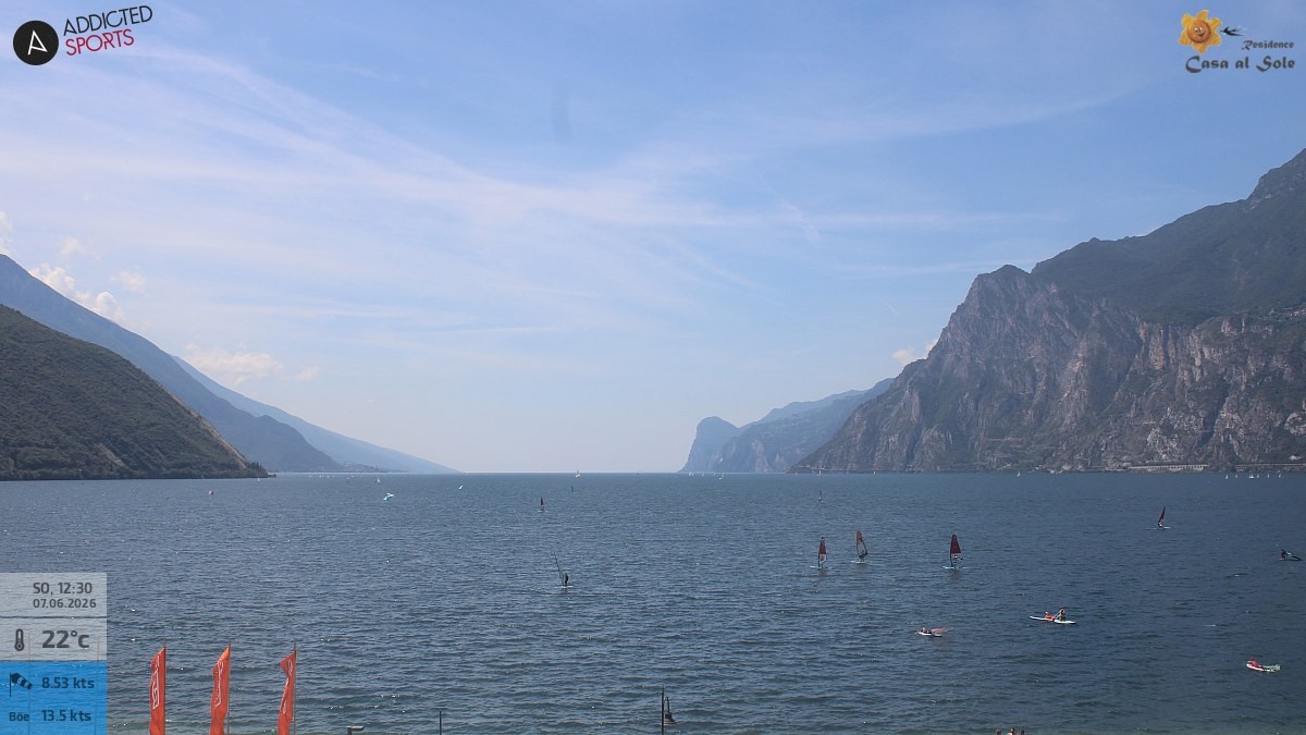 Archived image Webcam Lake Garda: Torbole