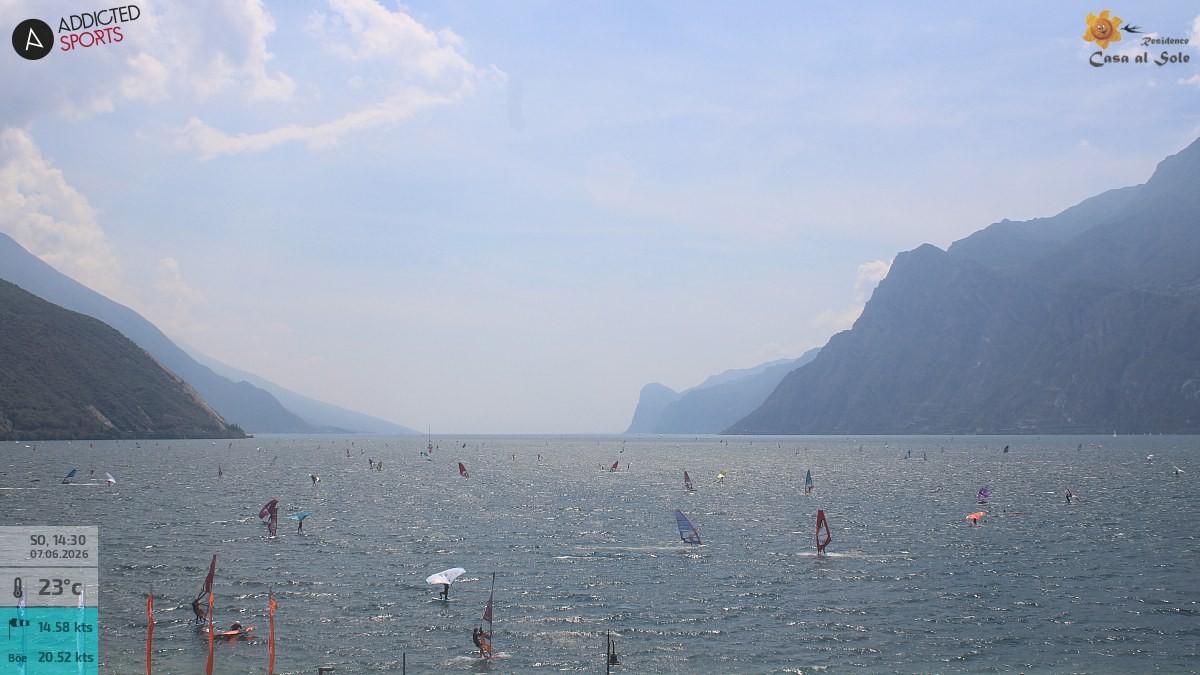 Archived image Webcam Lake Garda: Torbole