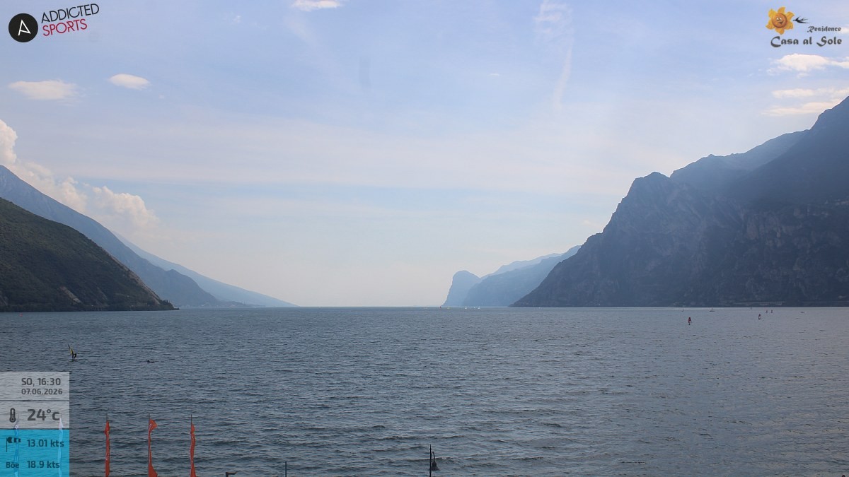 Archived image Webcam Lake Garda: Torbole