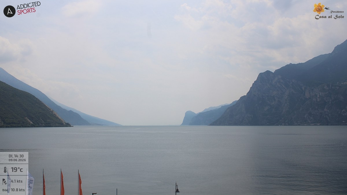 Archiv Foto Webcam Gardasee - Torbole