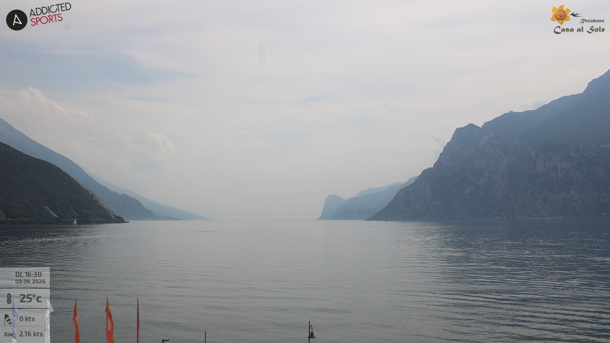 Archiv Foto Webcam Gardasee - Torbole
