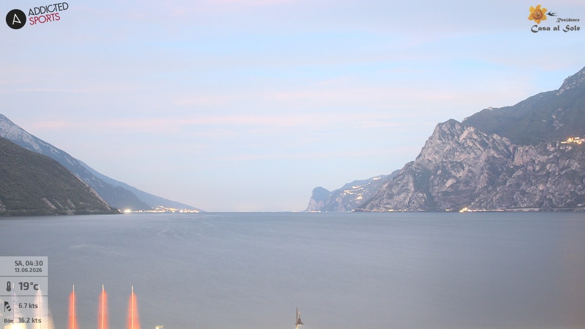 Archiv Foto Webcam Gardasee - Torbole