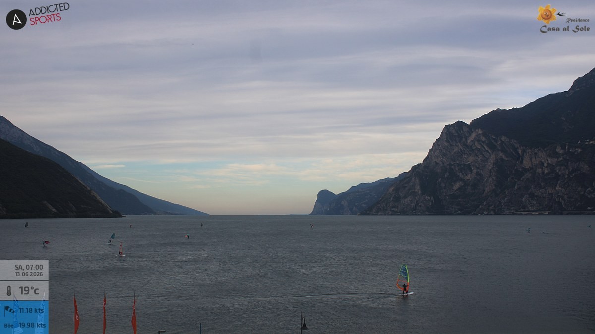 Archiv Foto Webcam Gardasee - Torbole