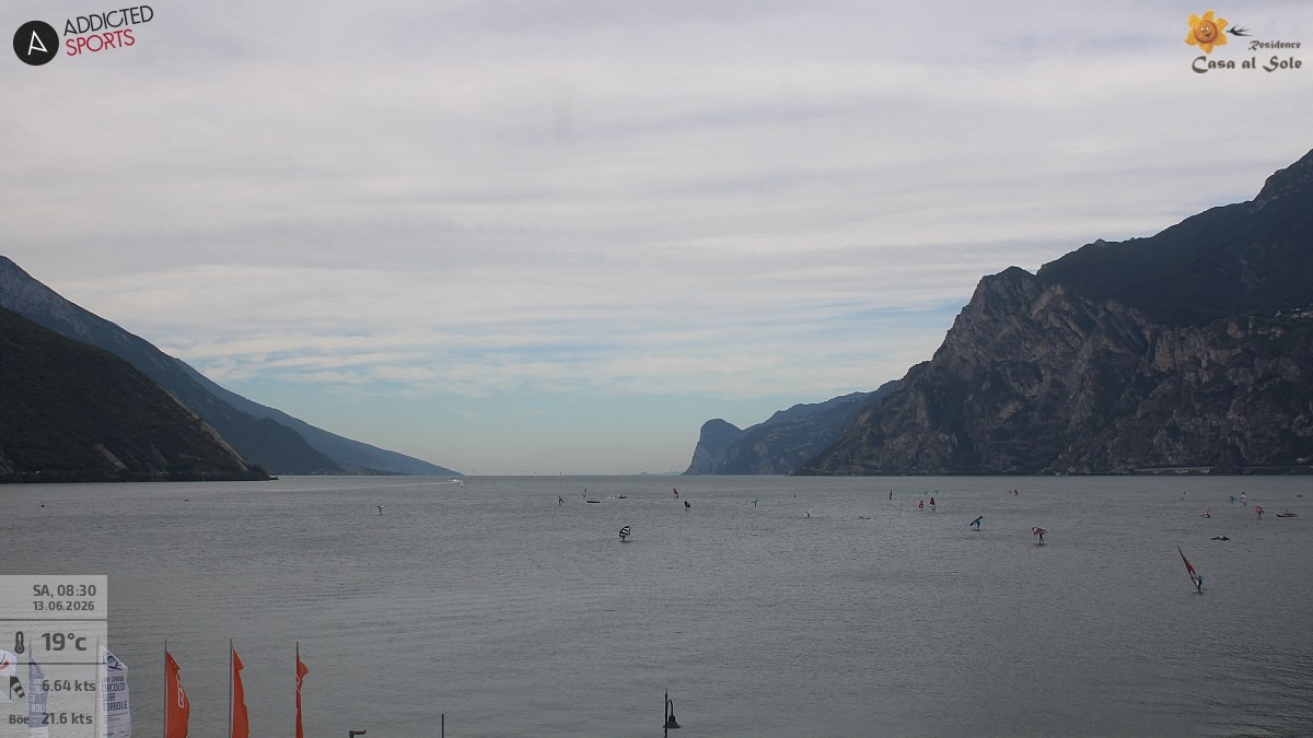 Archiv Foto Webcam Gardasee - Torbole