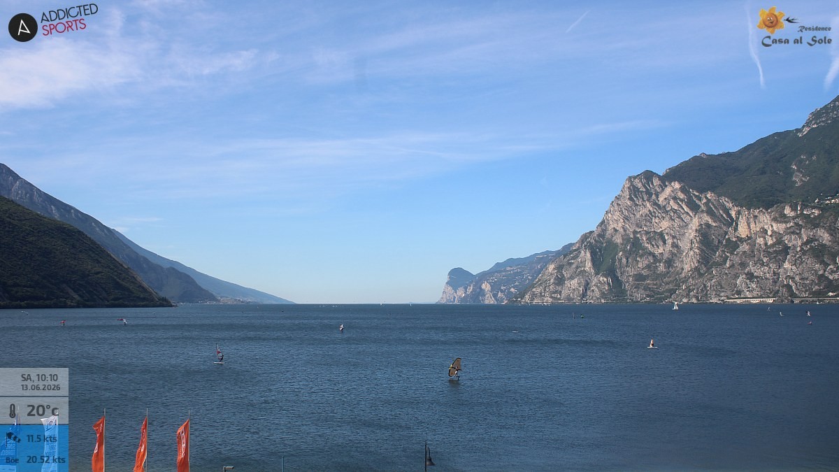 Archiv Foto Webcam Gardasee - Torbole