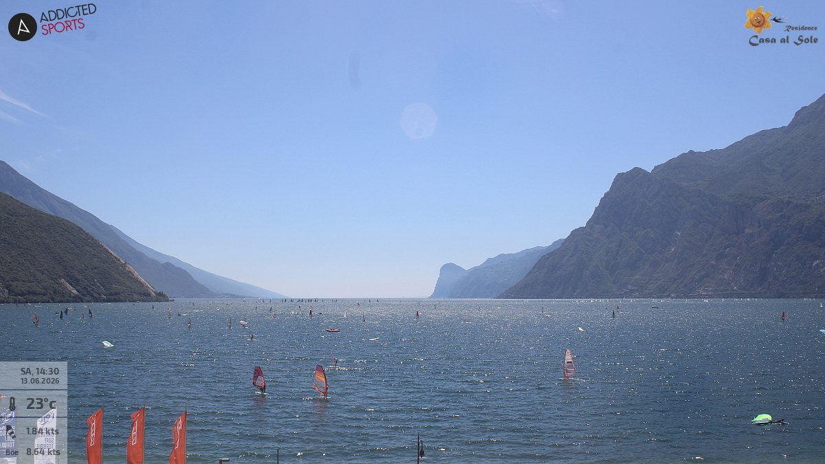 Archiv Foto Webcam Gardasee - Torbole