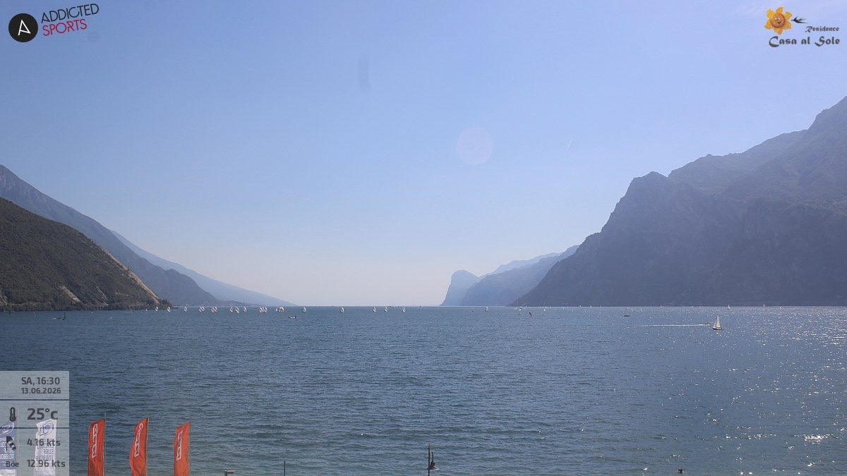 Archiv Foto Webcam Gardasee - Torbole