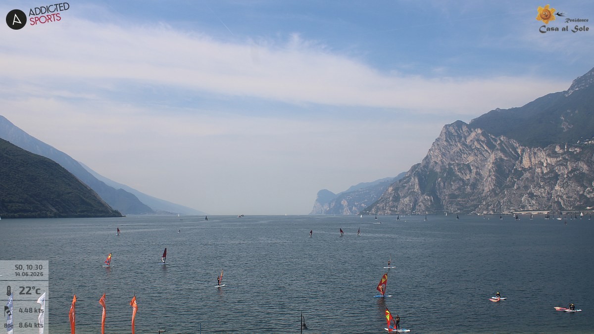 Archiv Foto Webcam Gardasee - Torbole