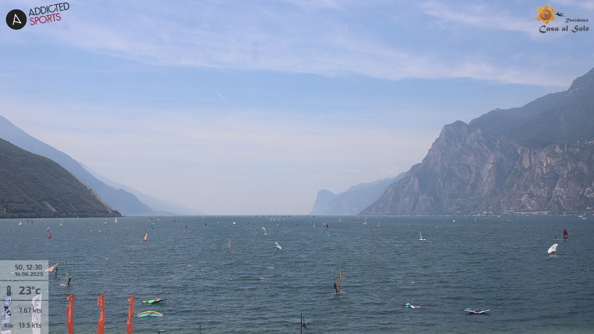 Archiv Foto Webcam Gardasee - Torbole