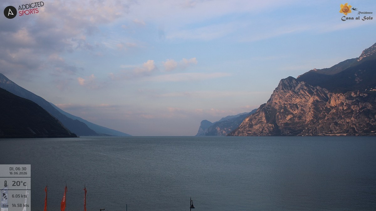 Archived image Webcam Lake Garda: Torbole