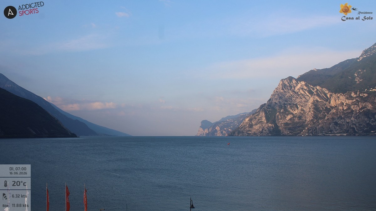 Archived image Webcam Lake Garda: Torbole