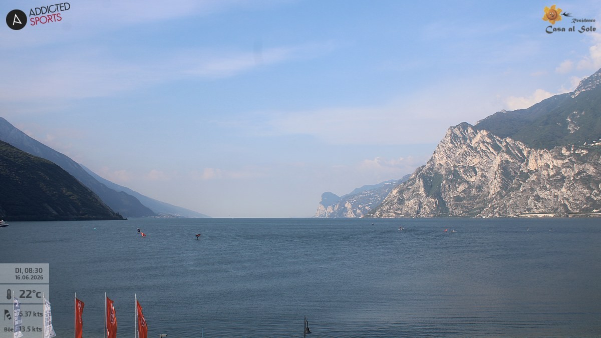 Archived image Webcam Lake Garda: Torbole