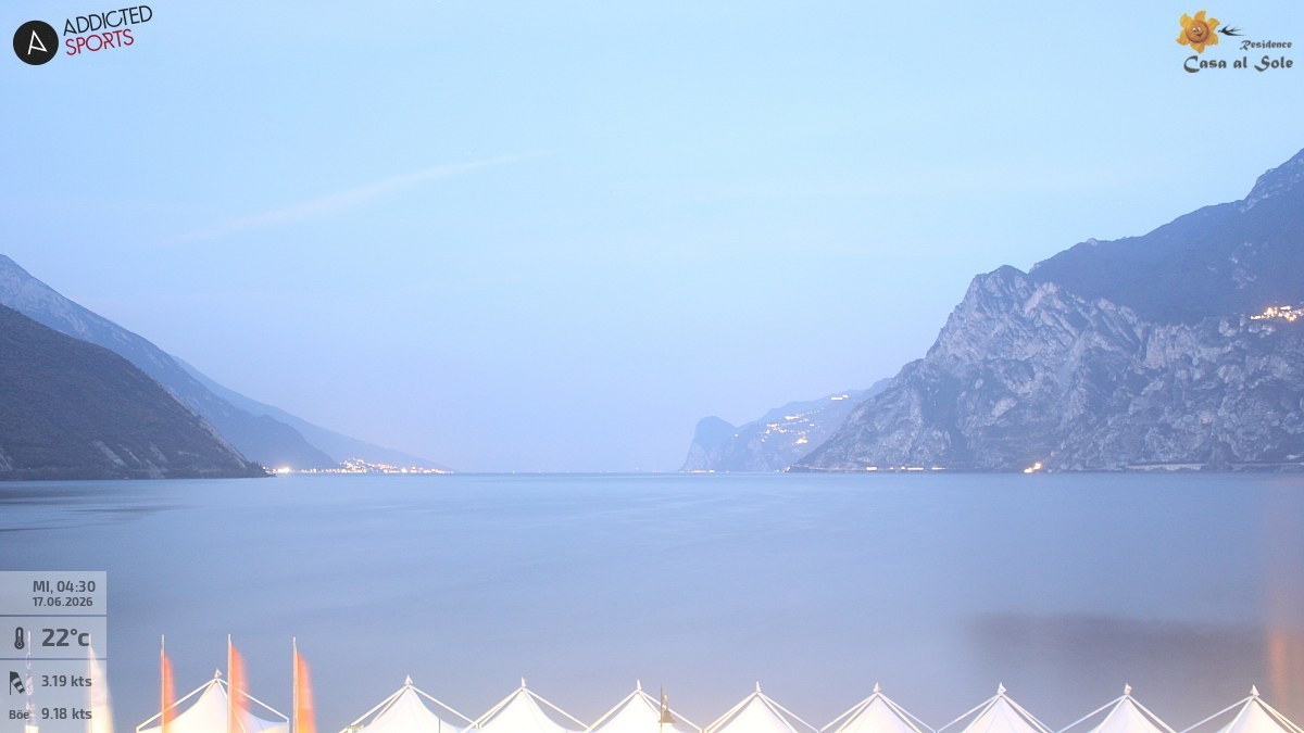 Archived image Webcam Lake Garda: Torbole