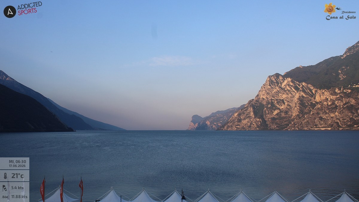 Archived image Webcam Lake Garda: Torbole