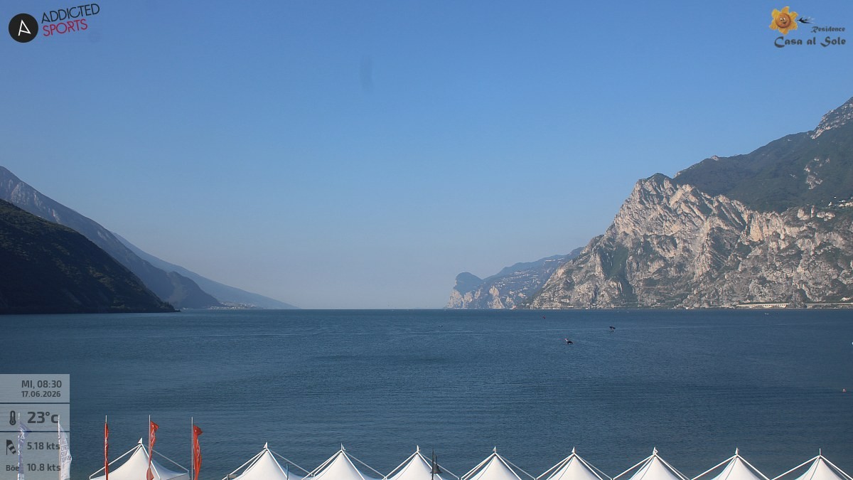 Archived image Webcam Lake Garda: Torbole