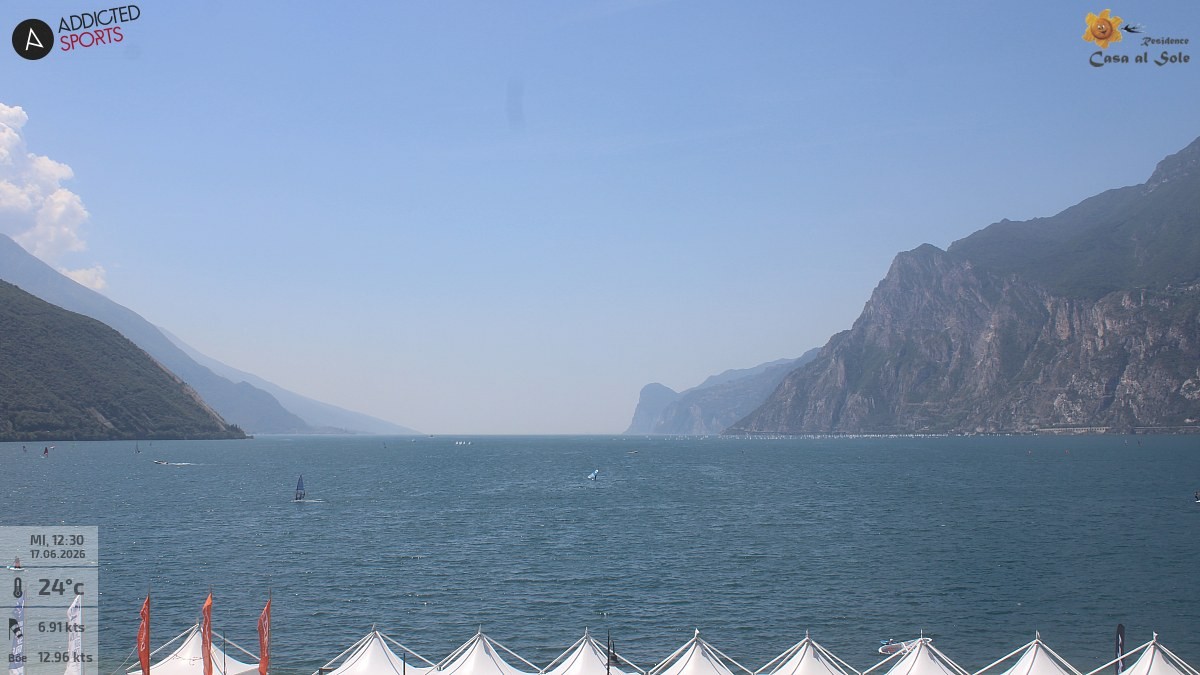 Archived image Webcam Lake Garda: Torbole