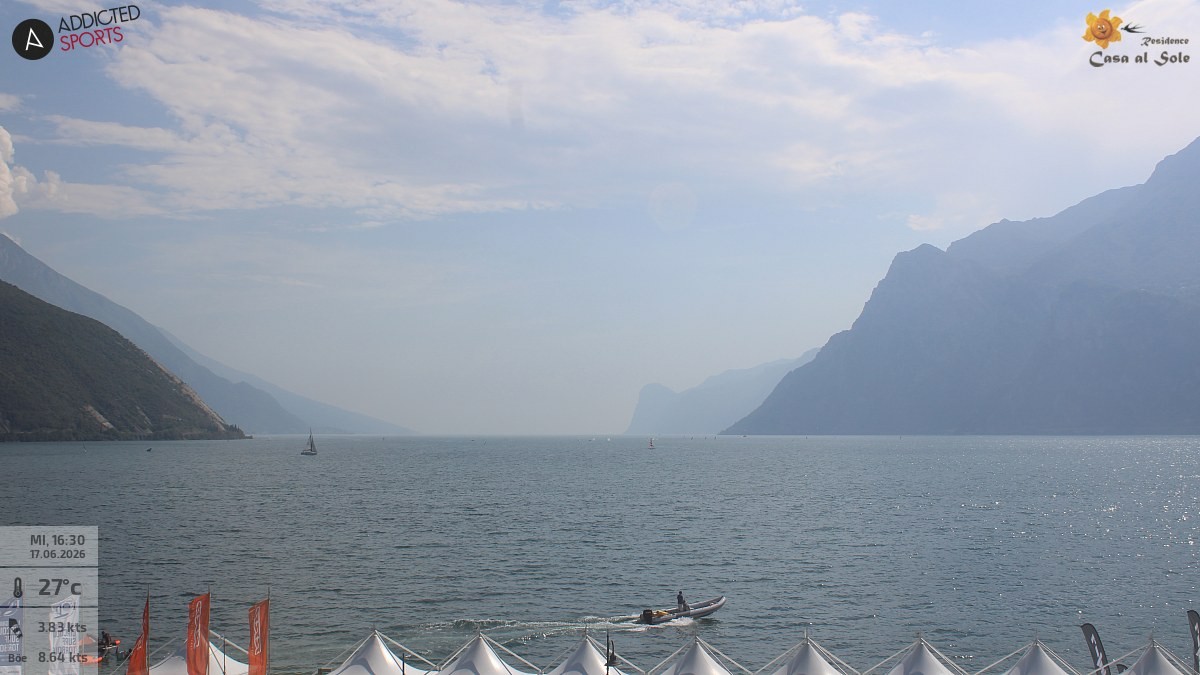 Archived image Webcam Lake Garda: Torbole