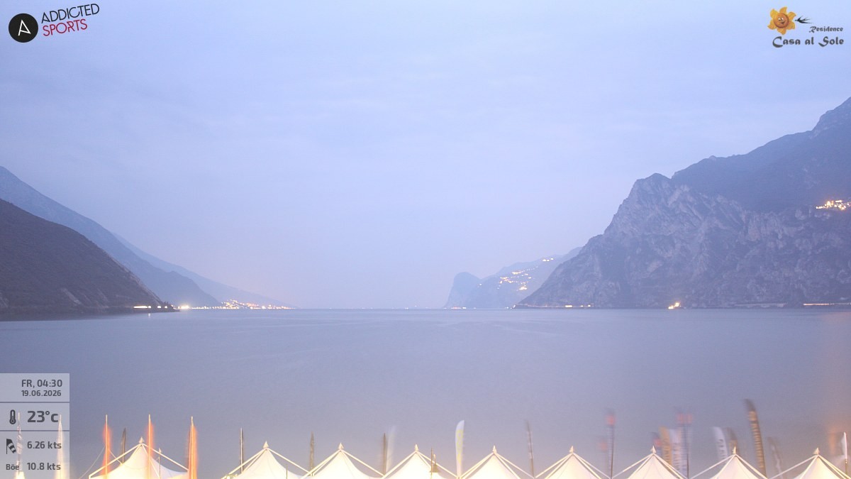Archiv Foto Webcam Gardasee - Torbole