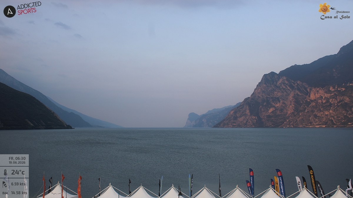 Archiv Foto Webcam Gardasee - Torbole