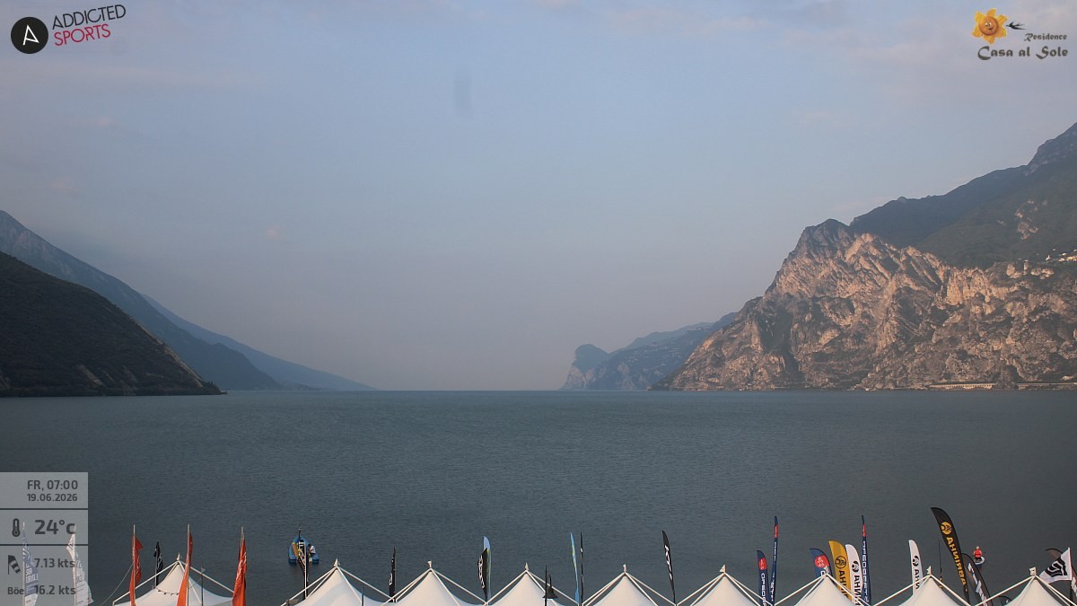Archiv Foto Webcam Gardasee - Torbole