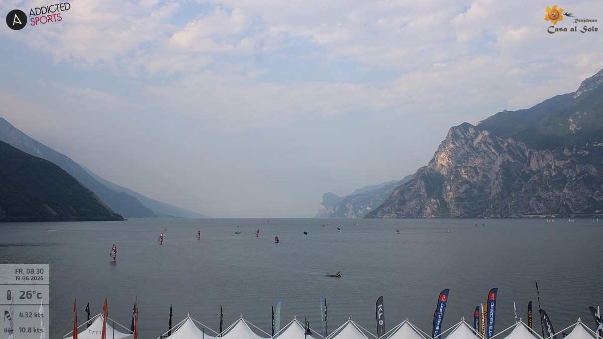 Archiv Foto Webcam Gardasee - Torbole