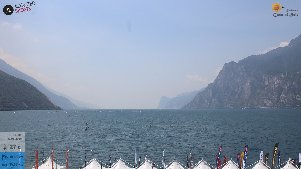 Archiv Foto Webcam Gardasee - Torbole