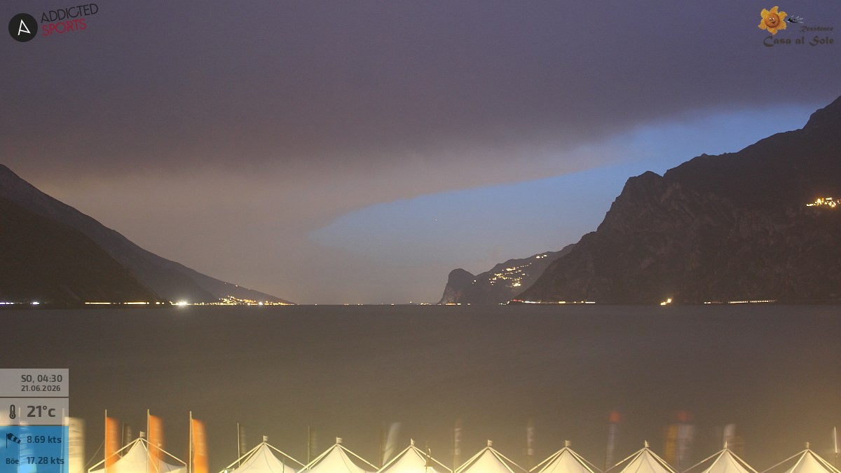 Archiv Foto Webcam Gardasee - Torbole