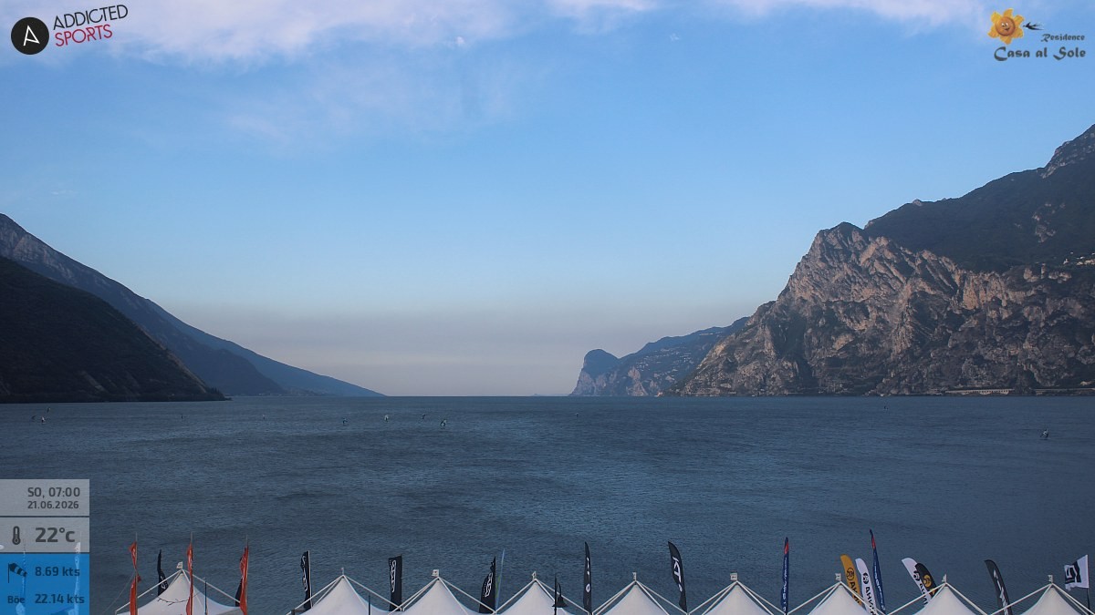 Archiv Foto Webcam Gardasee - Torbole