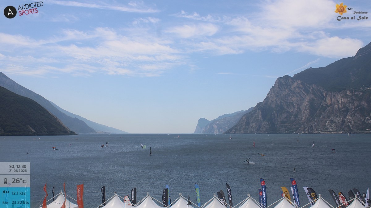 Archiv Foto Webcam Gardasee - Torbole