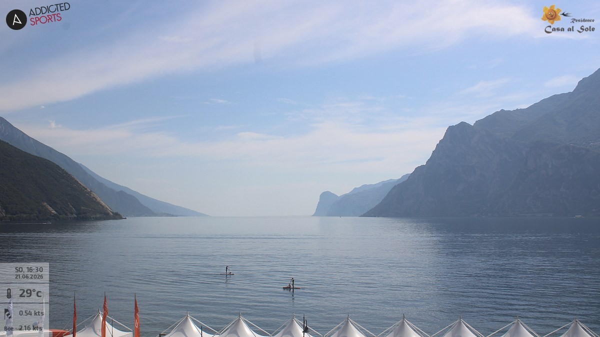 Archiv Foto Webcam Gardasee - Torbole