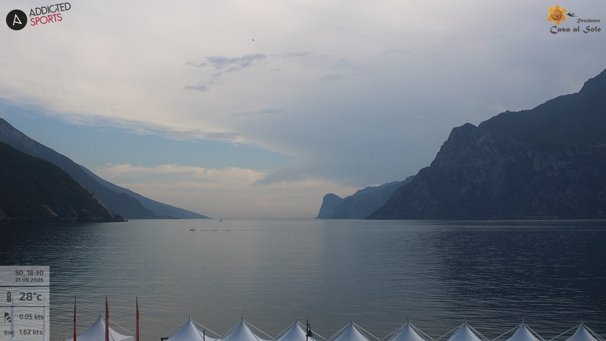 Archiv Foto Webcam Gardasee - Torbole