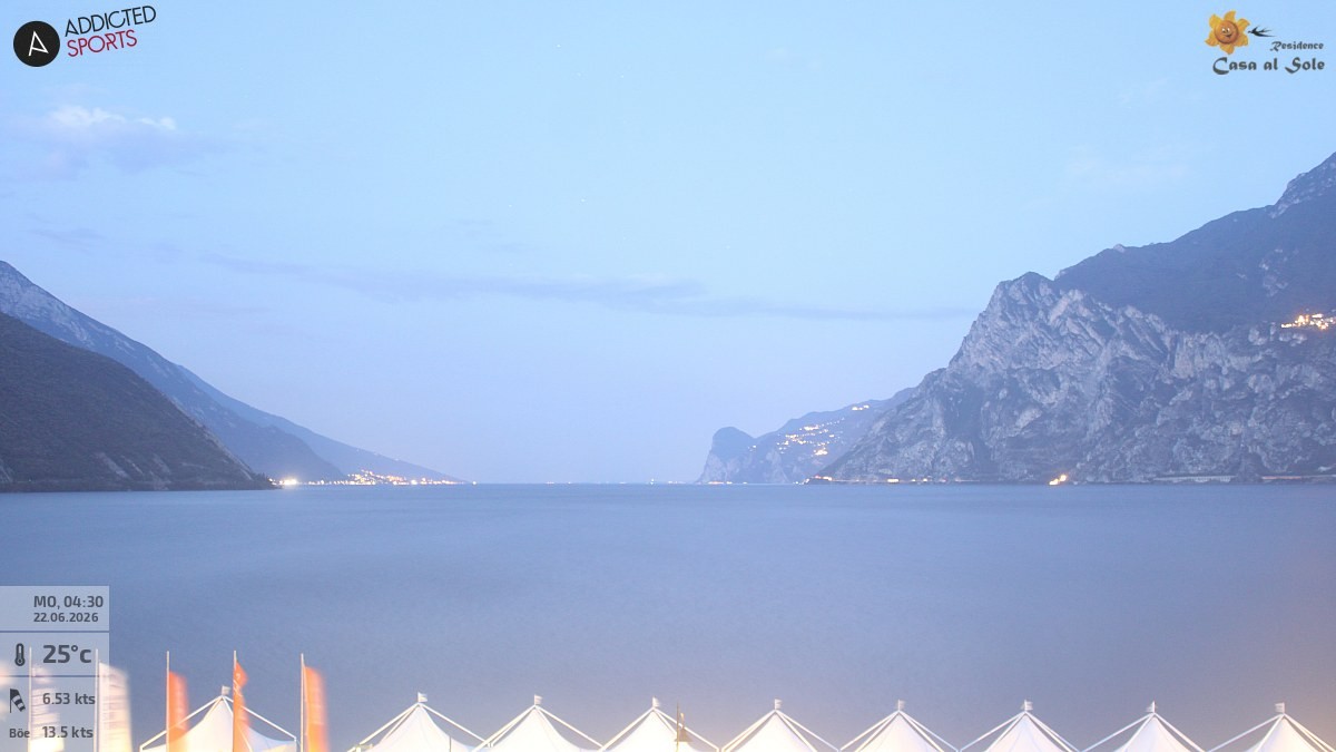 Archiv Foto Webcam Gardasee - Torbole