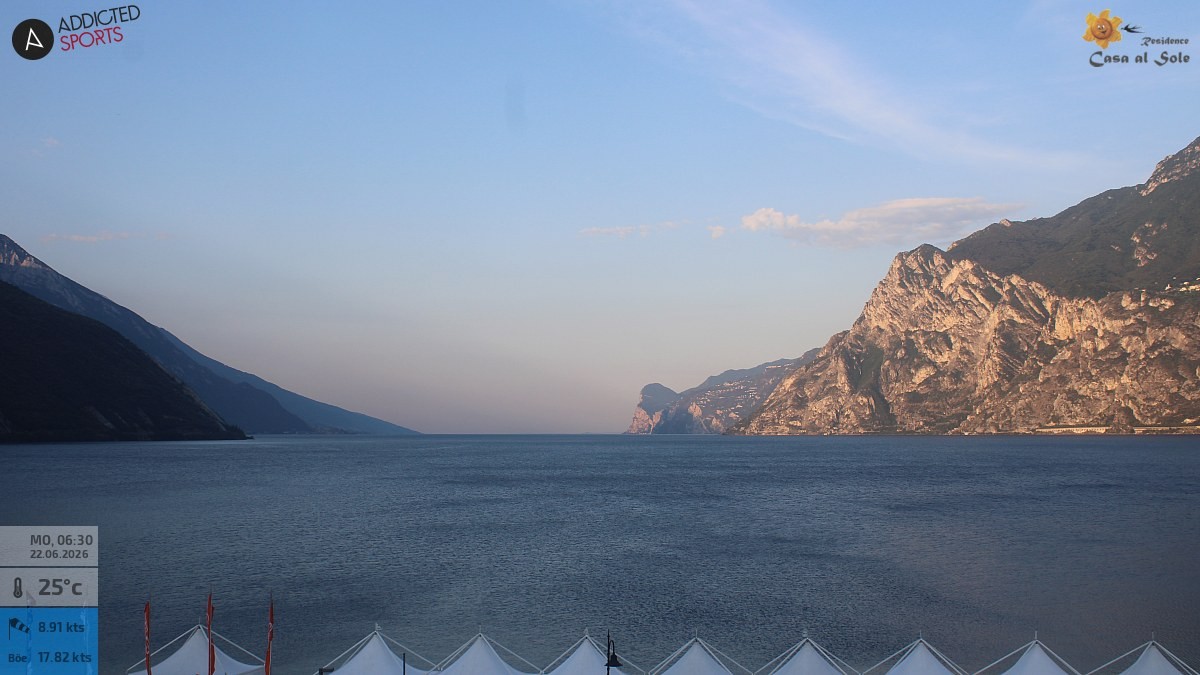 Archived image Webcam Lake Garda: Torbole