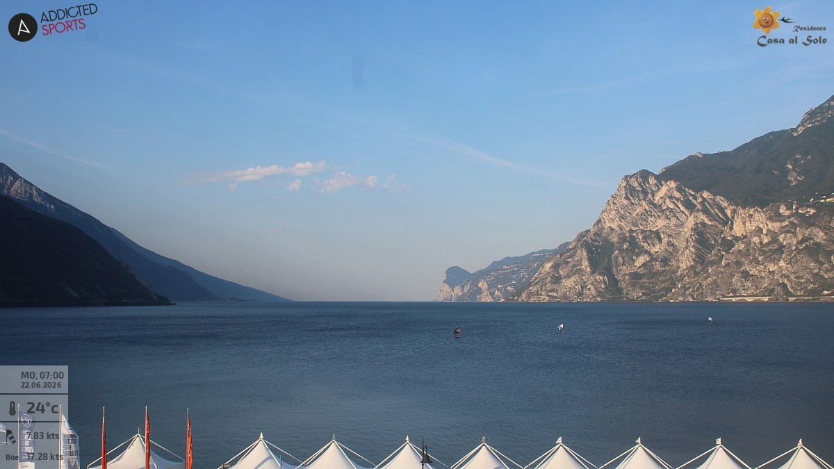 Archived image Webcam Lake Garda: Torbole