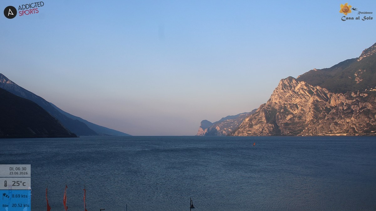 Archived image Webcam Lake Garda: Torbole