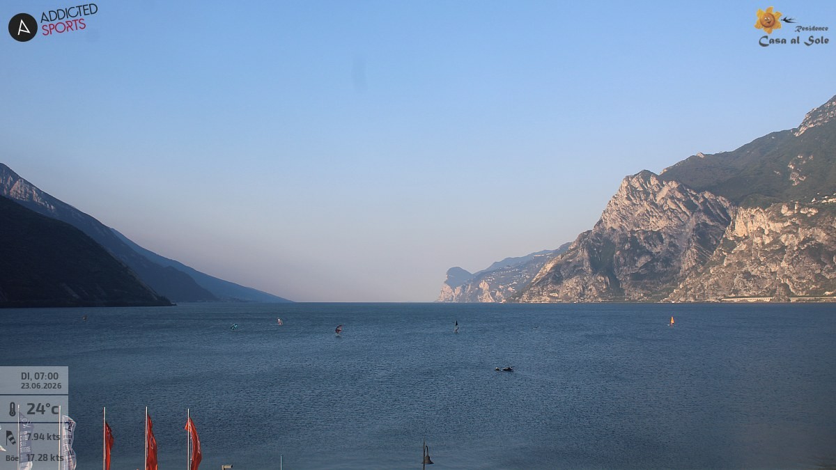 Archived image Webcam Lake Garda: Torbole