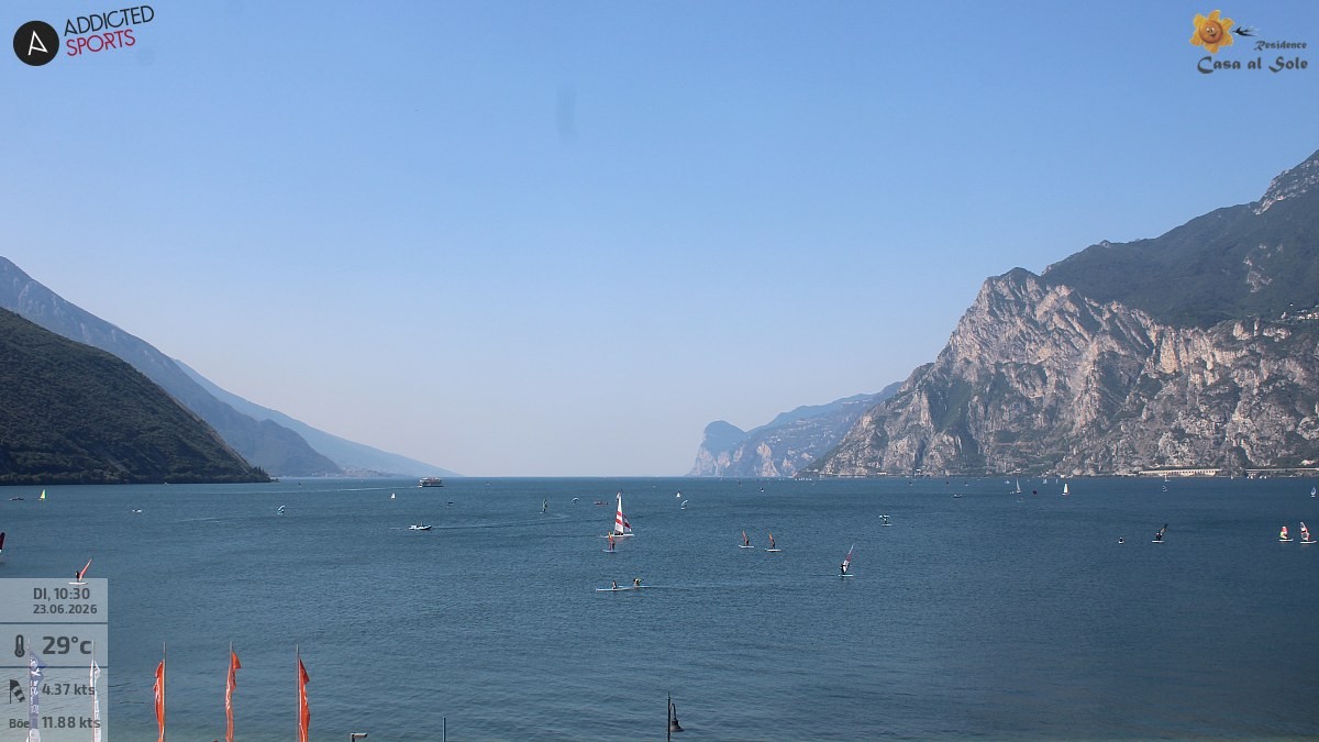 Archived image Webcam Lake Garda: Torbole