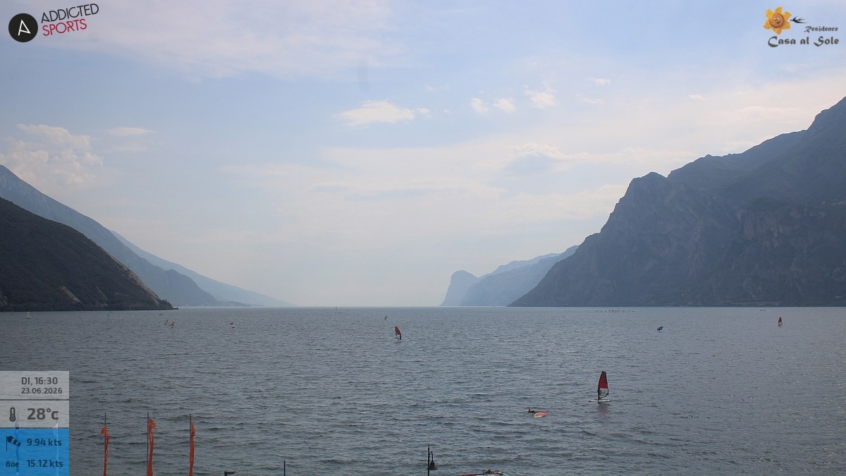 Archived image Webcam Lake Garda: Torbole