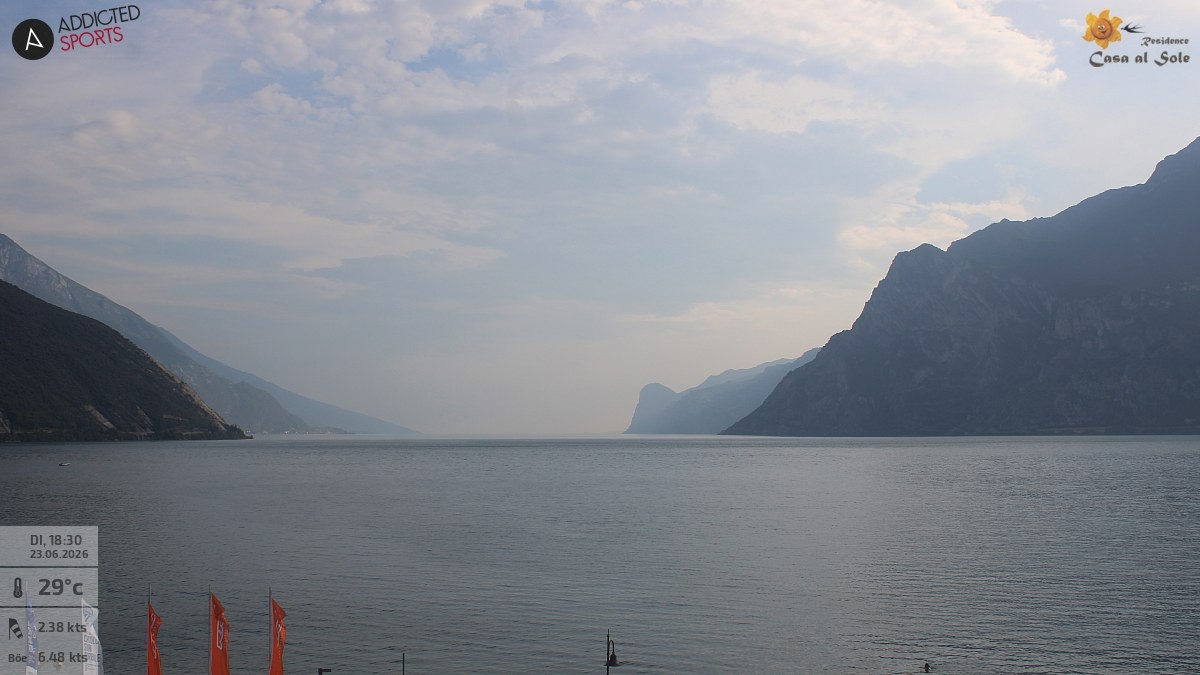 Archived image Webcam Lake Garda: Torbole
