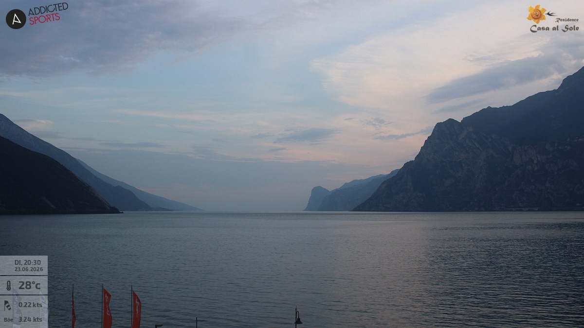 Archived image Webcam Lake Garda: Torbole